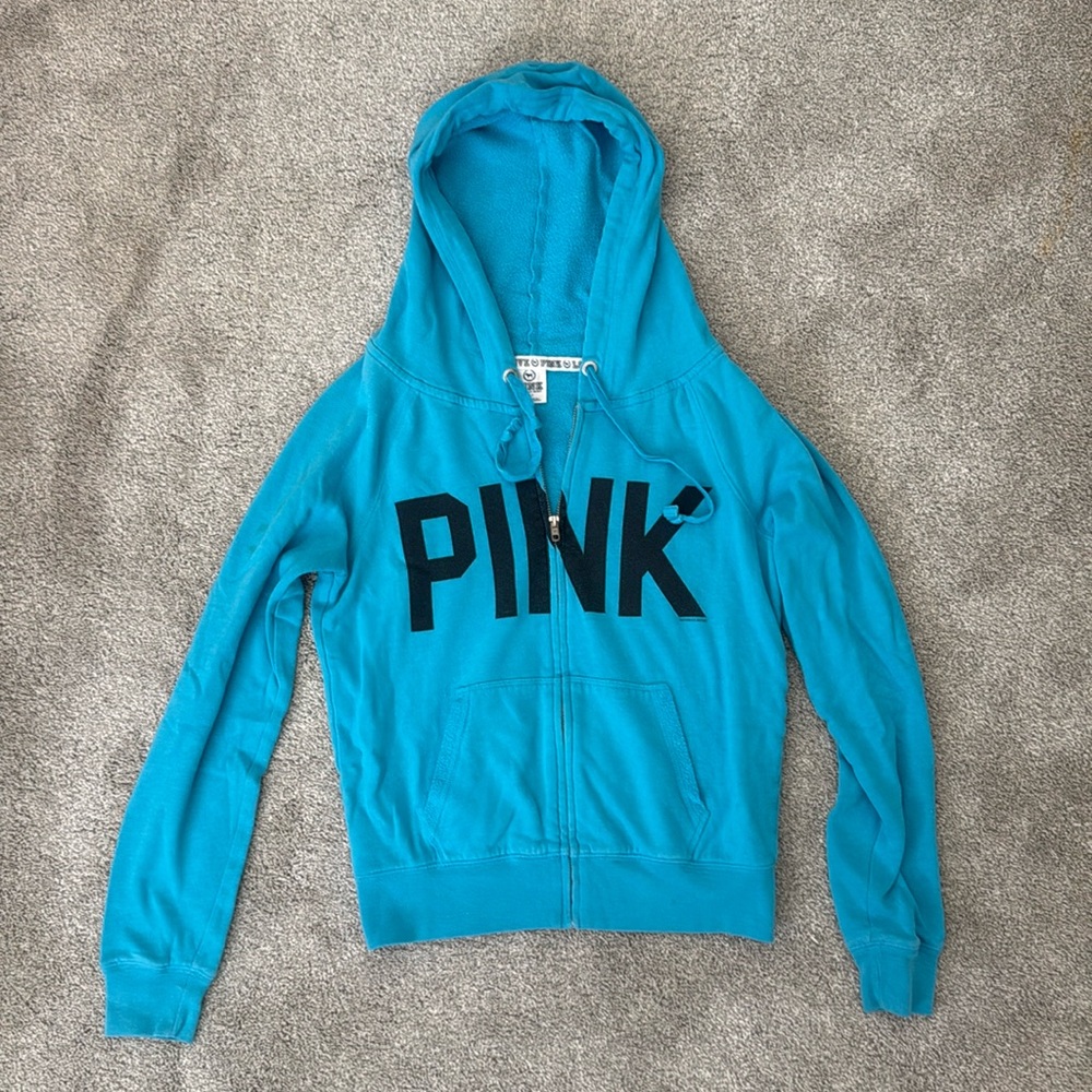 Vintage Victorias Secret PINK zip up hoodie